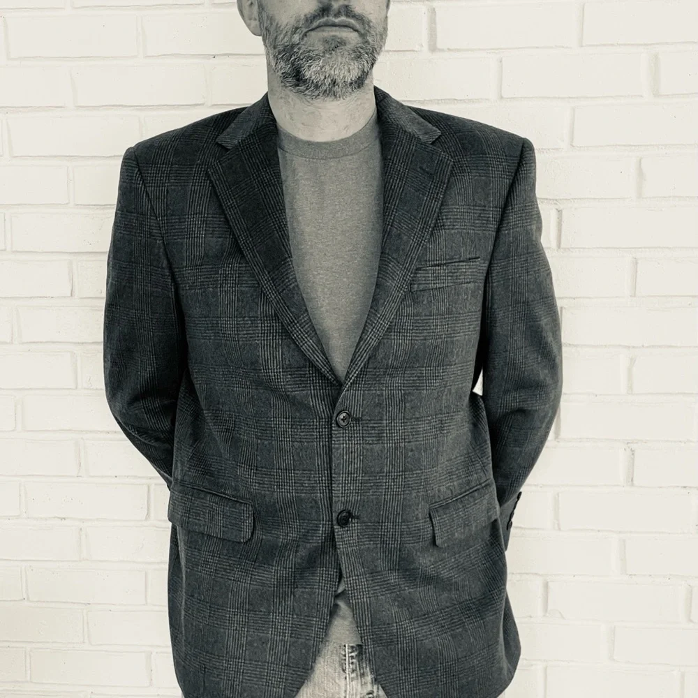 Bespoke Luca diMarco Blue Plaid Sports Coat